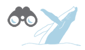 Icon of some binoculars and a whale